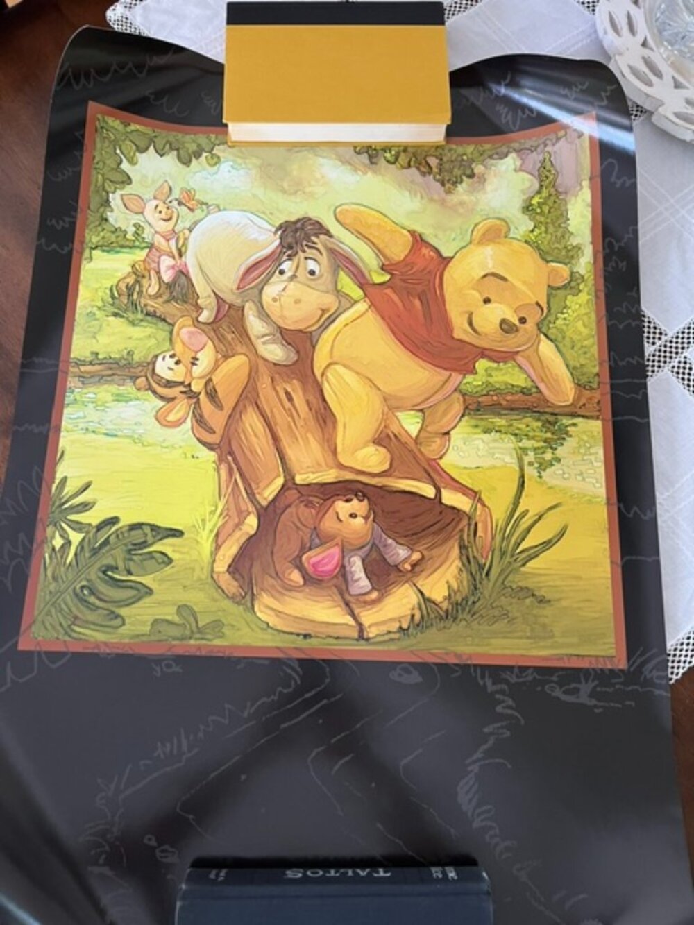 Disney Parks Winnie The Pooh & Friends Poster Art  + Original Tube 36” X 24”